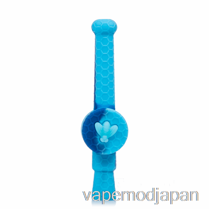 VAPE JAPAN ストラタス リクレイマー ハニーディッパー シリコンダブ ストロー マーブルブルー(ベビーブルー/ブルー)